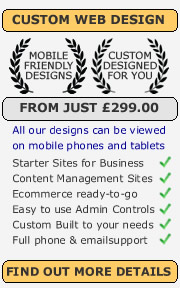 web design from &pound;99
