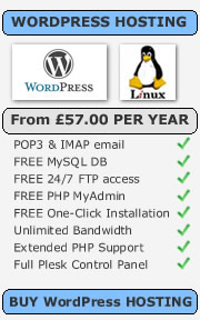 wordpress hosting for &pound;49